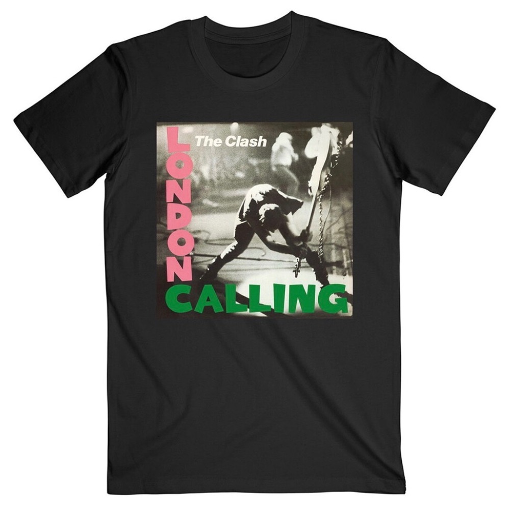 The Clash Concert Tshirt Vintage 1980s Merch Unisex Size Large London Calling